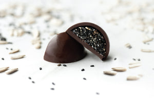 INDIVIDUAL PACK OF 2 - Seed Cycle Chocolates: Sunflower Seeds/Black Sesame Seeds - Days 15 - 28.